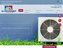 Tablet Screenshot of airconditioningplus.com